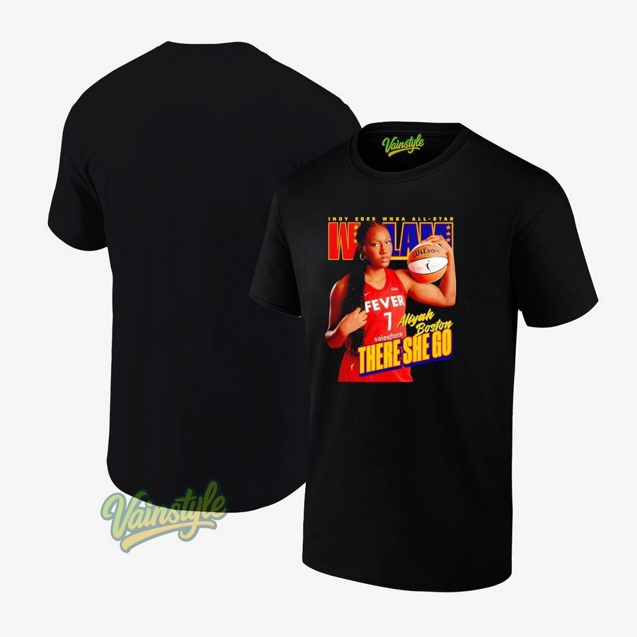 Aliyah Boston There She Go Slam Cover T-Shirt Aliyah Boston There She Go Slam Cover T-Shirt