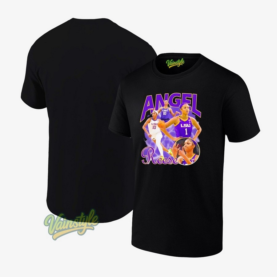 Angel Reese LSU Basketball T-Shirt Angel Reese LSU Basketball T-Shirt