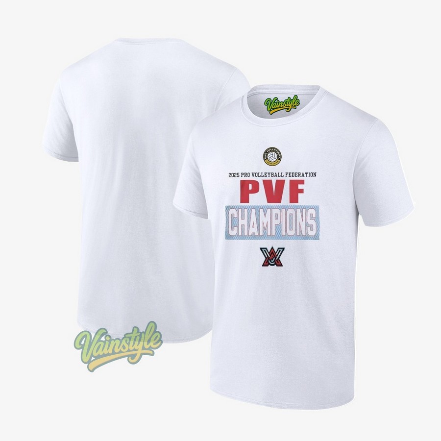 Atlanta Vibe 2025 Pro Volleyball Federation PVF Champions T-Shirt Atlanta Vibe 2025 Pro Volleyball Federation PVF Champions T-Shirt