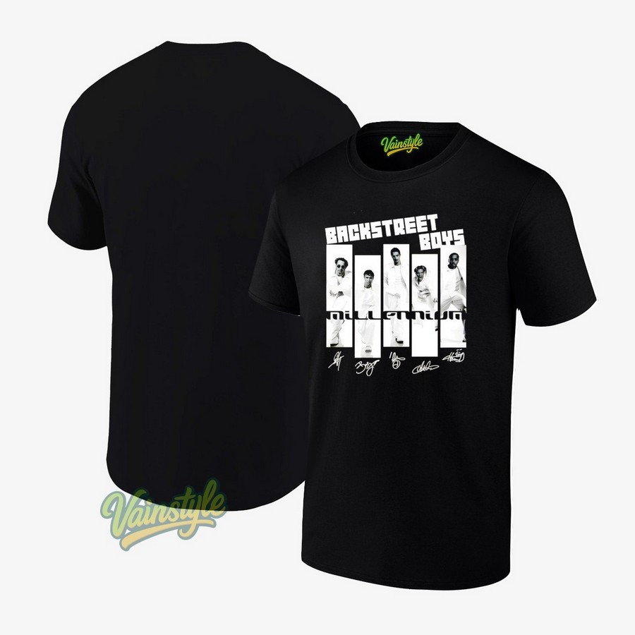 Backstreet Boys Millennium Signatures T-Shirt Backstreet Boys Millennium Signatures T-Shirt