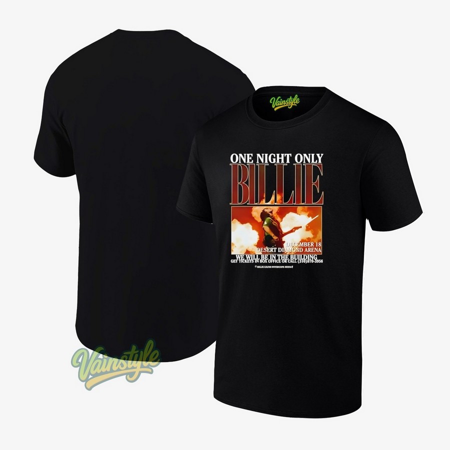 Billie Eilish One Night Only Billie Concert Tribute T-Shirt Billie Eilish One Night Only Billie Concert Tribute T-Shirt