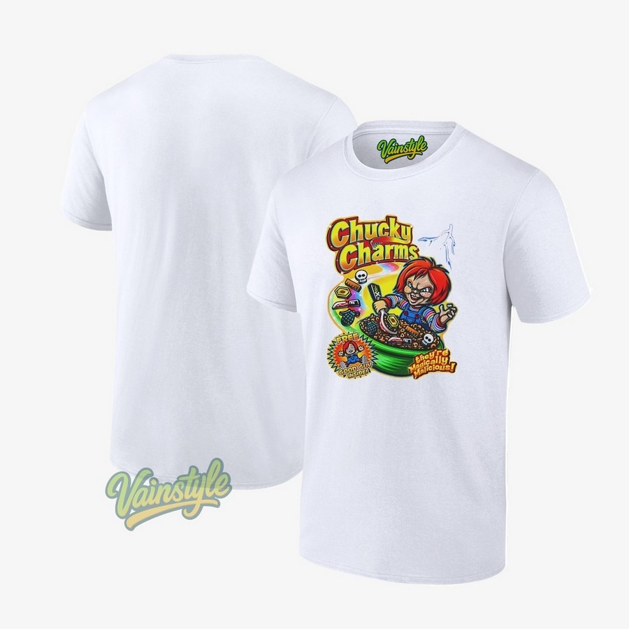 Chucky charms they're magically malicious T-Shirt Chucky charms they're magically malicious T-Shirt