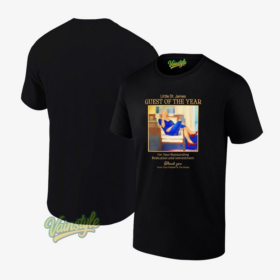 Clinton Blue Dress Guest Of The Year Epstein Island T-Shirt Clinton Blue Dress Guest Of The Year Epstein Island T-Shirt