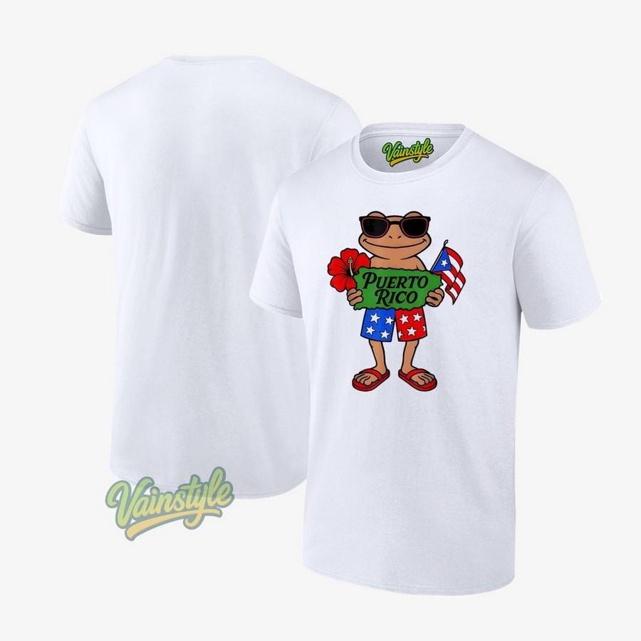 Coqui Frog Puerto Rico Puerto Rican Flag Taino Boricua T-Shirt Coqui Frog Puerto Rico Puerto Rican Flag Taino Boricua T-Shirt