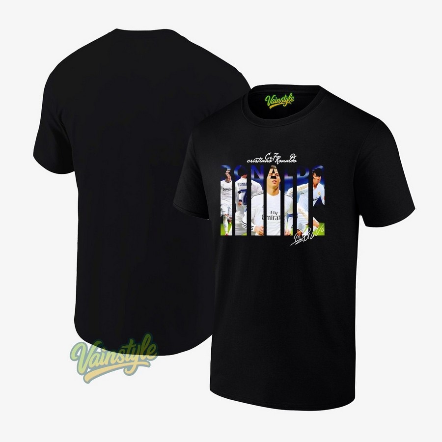 Cristiano Ronaldo Football Bootleg Signature T-Shirt Cristiano Ronaldo Football Bootleg Signature T-Shirt