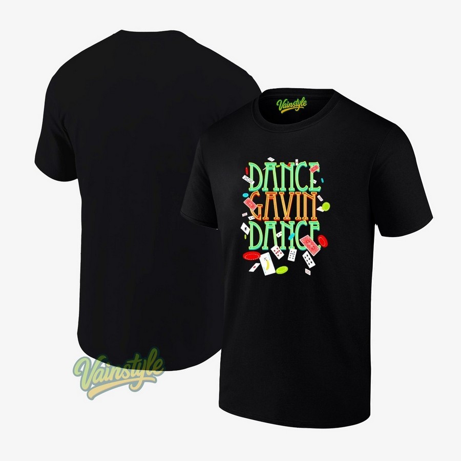 Dance Gavin Dance Jackpot Poker T-Shirt Dance Gavin Dance Jackpot Poker T-Shirt