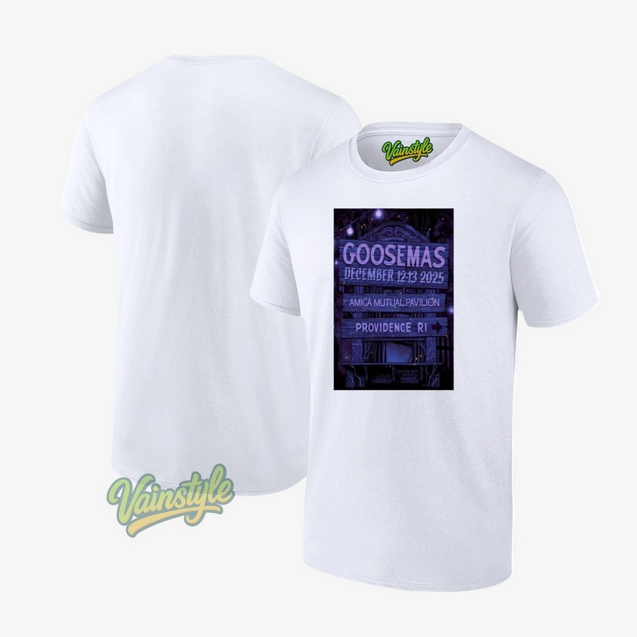 December 12-13 2025 Tour Goosemas Amica Mutual Pavilion Poster T-Shirt December 12-13 2025 Tour Goosemas Amica Mutual Pavilion Poster T-Shirt