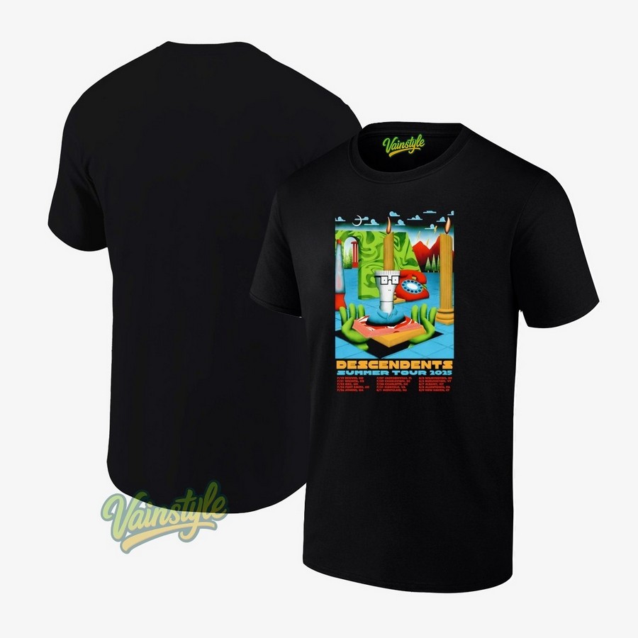 Descendents Summer Shows 2025 Poster T-Shirt Descendents Summer Shows 2025 Poster T-Shirt