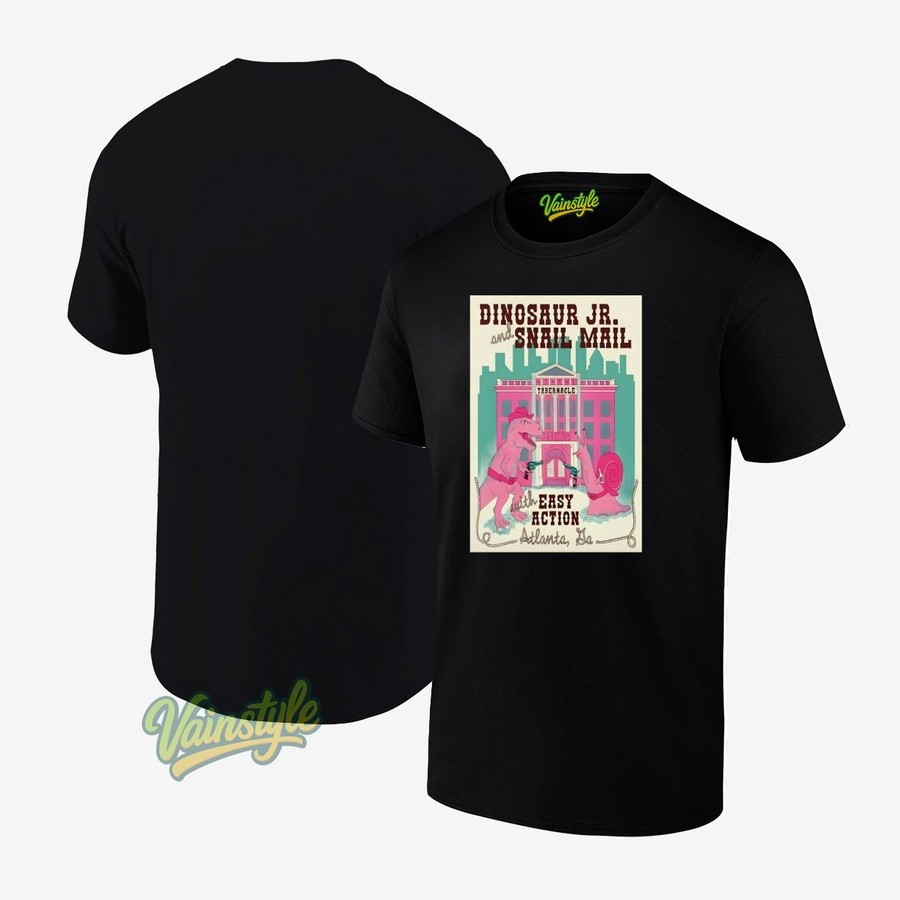 Dinosaur JR. And Snail Mail Jul 22 2025 Tabernacle In Atlanta GA Poster T-Shirt Dinosaur JR. And Snail Mail Jul 22 2025 Tabernacle In Atlanta GA Poster T-Shirt