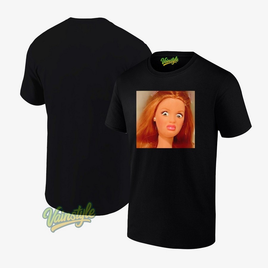 Disgusted Doll Barbie Face Troll Meme T-Shirt Disgusted Doll Barbie Face Troll Meme T-Shirt