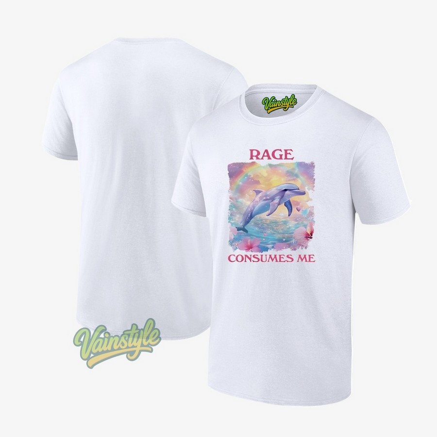 Dolphin rage consumes me T-Shirt Dolphin rage consumes me T-Shirt