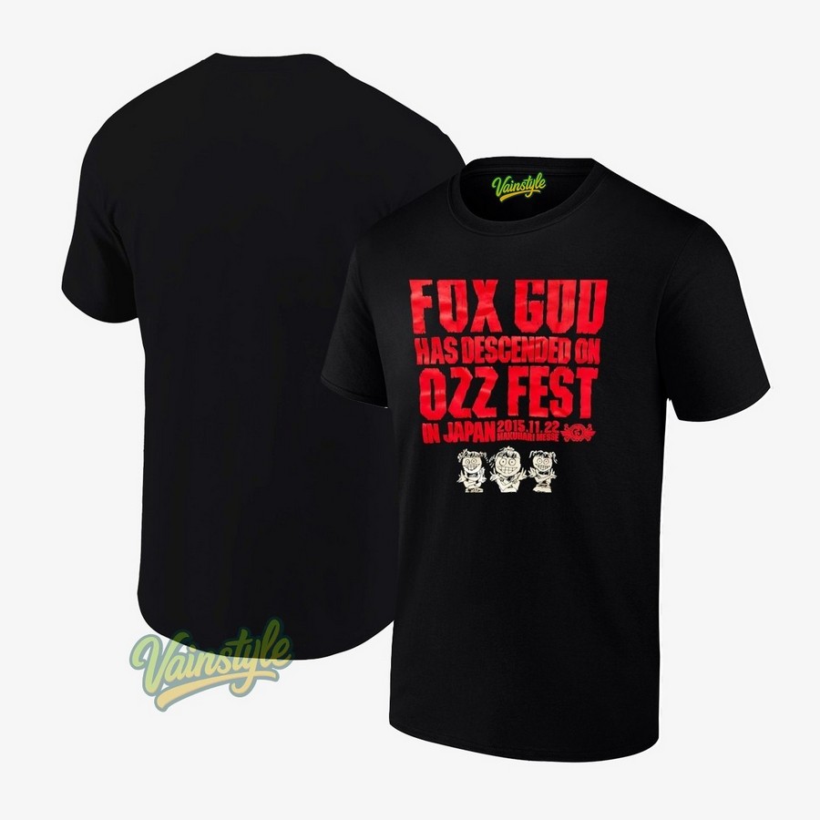 Fox god has descened Ozzfest in Japan T-Shirt Fox god has descened Ozzfest in Japan T-Shirt