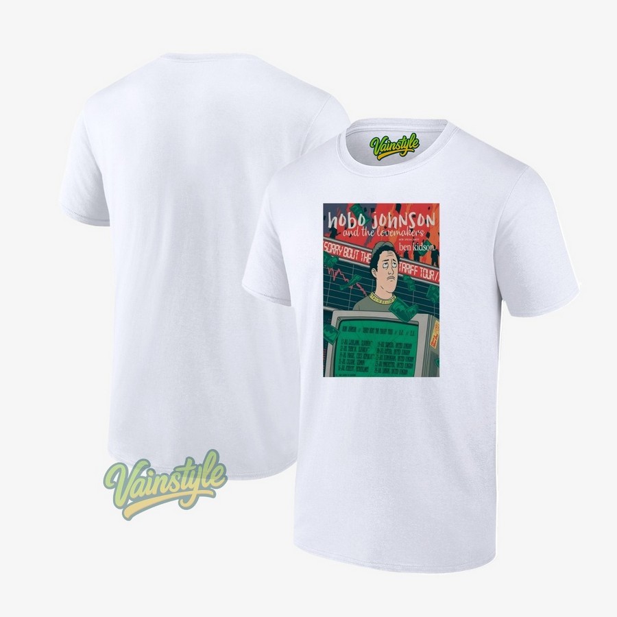 Hobo Johnson And The Lovemakers UK EU 2025 Shows Poster T-Shirt Hobo Johnson And The Lovemakers UK EU 2025 Shows Poster T-Shirt