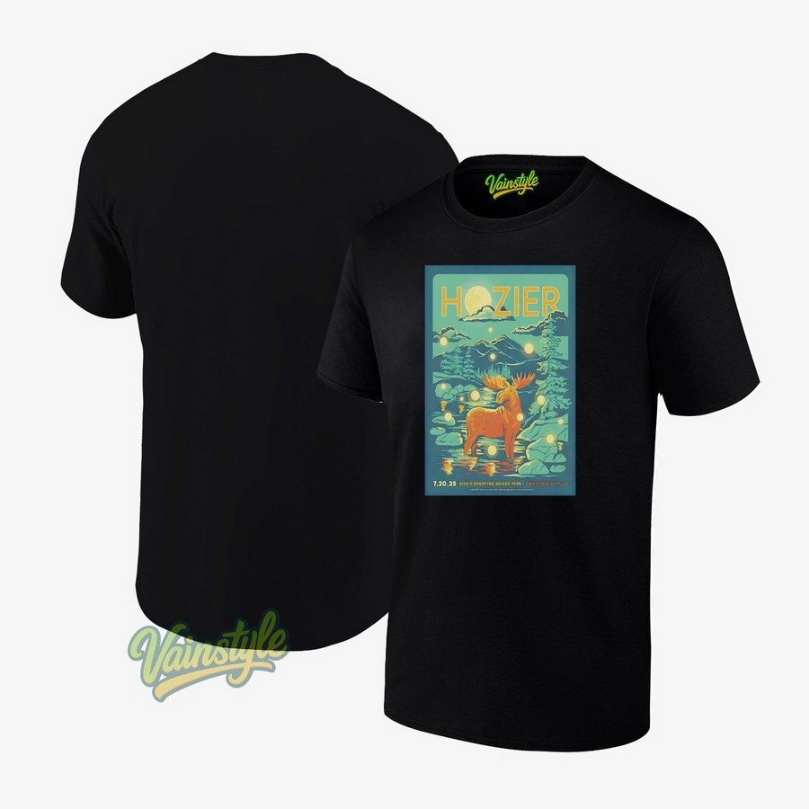 Hozier July 20 2025 Dicks Sporting Goods Park Commerce City CO Poster T-Shirt Hozier July 20 2025 Dicks Sporting Goods Park Commerce City CO Poster T-Shirt