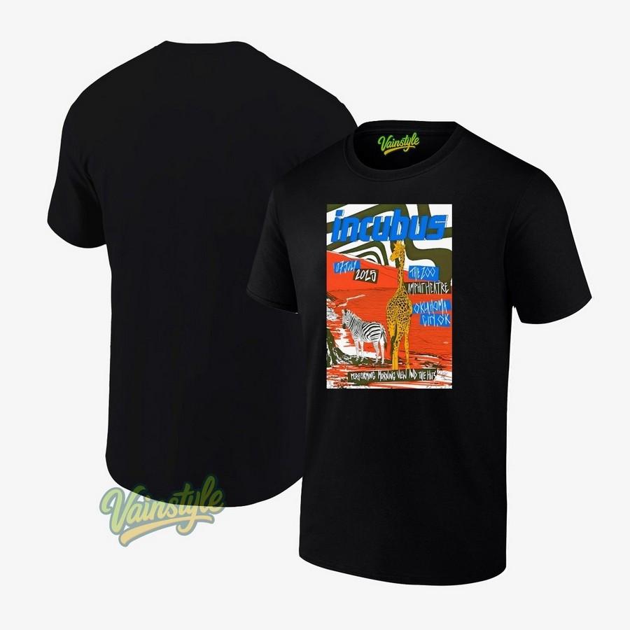 Incubus Oklahoma City Tour On Jul 7 2025 Poster T-Shirt Incubus Oklahoma City Tour On Jul 7 2025 Poster T-Shirt