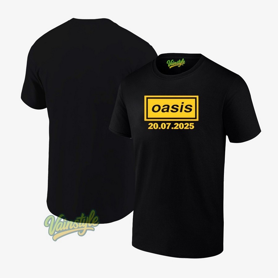 July 20 2025 Oasis Heaton Park Manchester T-Shirt July 20 2025 Oasis Heaton Park Manchester T-Shirt