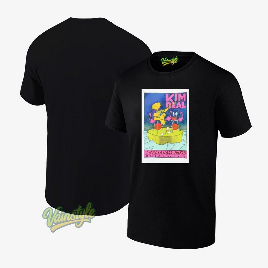 Kim Deal July 23 2025 Chicago IL Poster T-Shirt Kim Deal July 23 2025 Chicago IL Poster T-Shirt