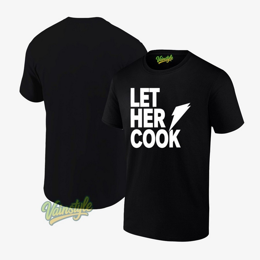 Let Her Cook Logo T-Shirt Let Her Cook Logo T-Shirt