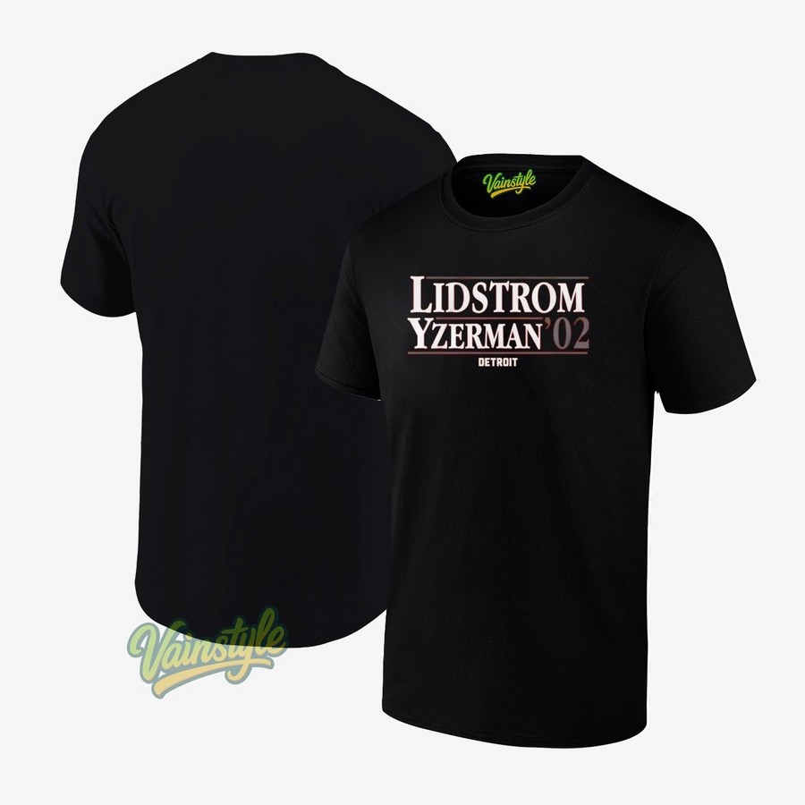 Lidstrom-Yzerman '02 Detroit T-Shirt Lidstrom-Yzerman '02 Detroit T-Shirt
