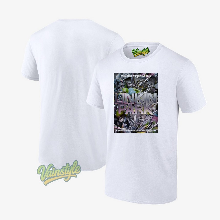 Linkin Park From Zero World Tour 2025 On August 23 At ST Louis MO Enterprise Center T-Shirt Linkin Park From Zero World Tour 2025 On August 23 At ST Louis MO Enterprise Center T-Shirt