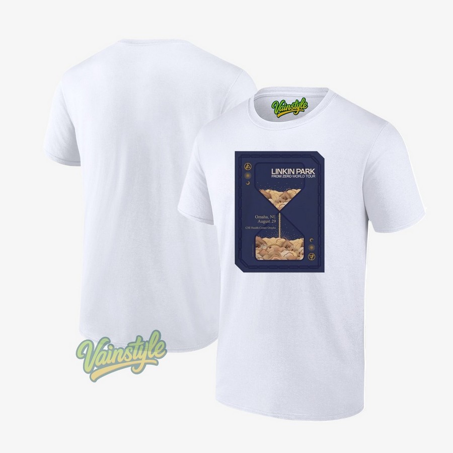 Linkin Park From Zero World Tour 2025 On August 29 At Omaha NE CHI Health Center T-Shirt Linkin Park From Zero World Tour 2025 On August 29 At Omaha NE CHI Health Center T-Shirt