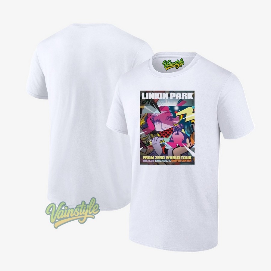 Linkin Park From Zero World Tour On August 11 2025 At Chicago IL United Center T-Shirt Linkin Park From Zero World Tour On August 11 2025 At Chicago IL United Center T-Shirt