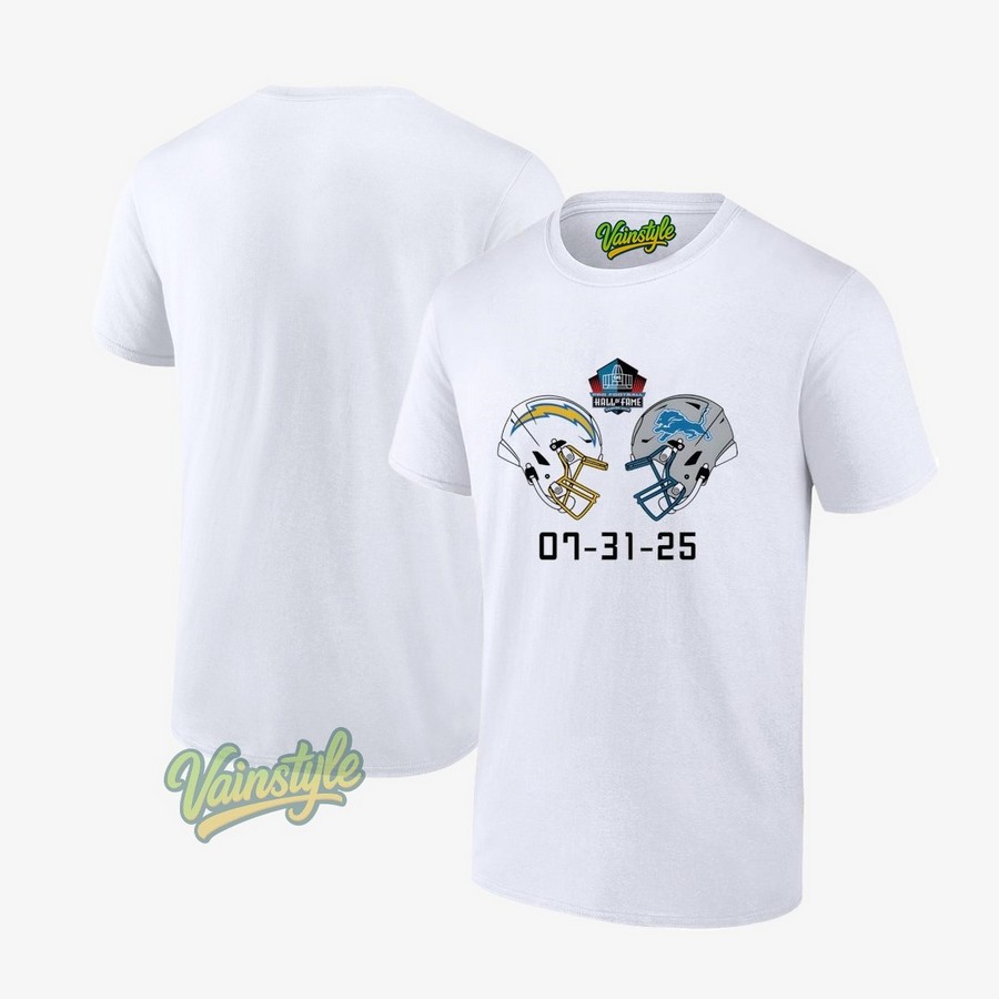 Los Angeles Chargers vs Detroit Lions 7 31 2025 T-Shirt Los Angeles Chargers vs Detroit Lions 7 31 2025 T-Shirt