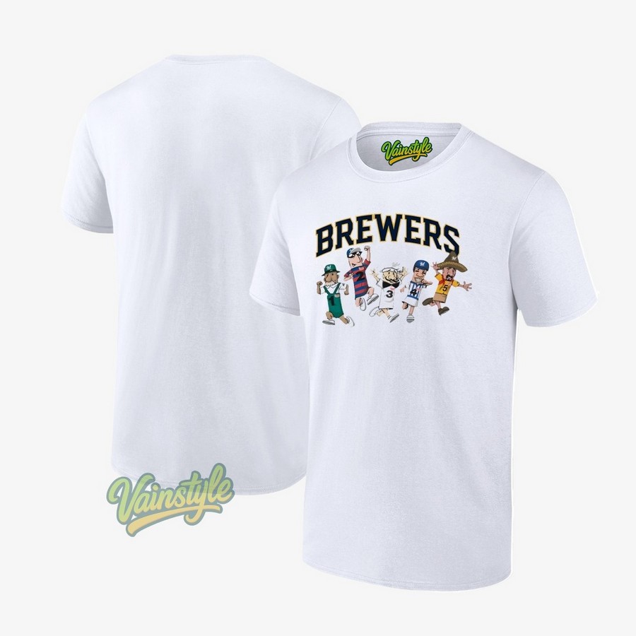 Milwaukee Baseball Sausage Race T-Shirt Milwaukee Baseball Sausage Race T-Shirt