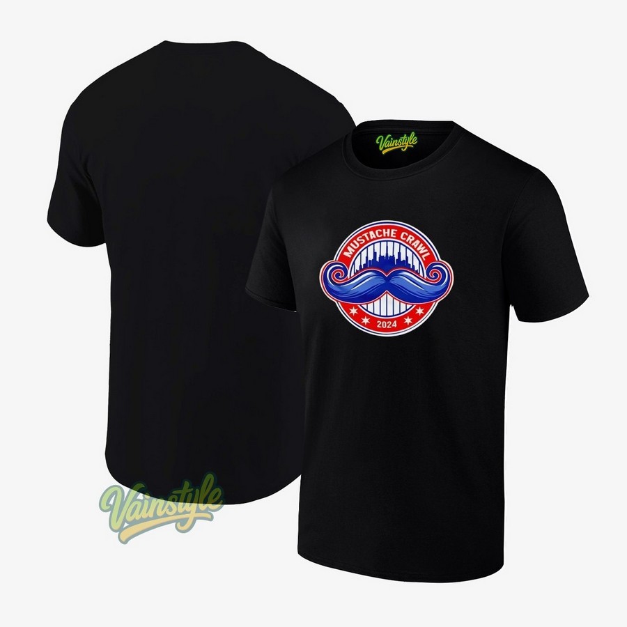 Mustache Crawl 2024 T-Shirt Mustache Crawl 2024 T-Shirt
