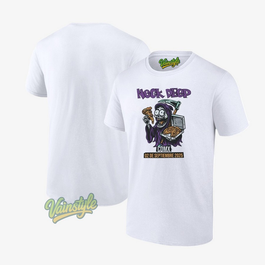 Neck Deep Sept 2 2025 Auditorio BB Mexico T-Shirt Neck Deep Sept 2 2025 Auditorio BB Mexico T-Shirt