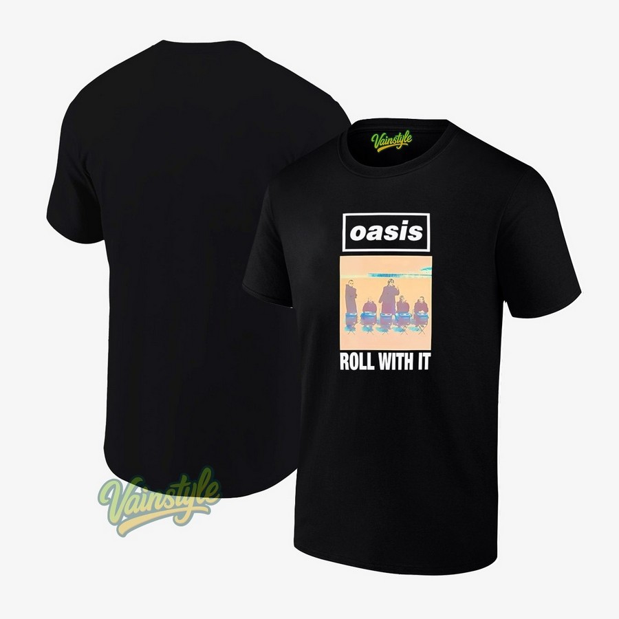 Oasis Live Roll With It 2025 T-Shirt Oasis Live Roll With It 2025 T-Shirt