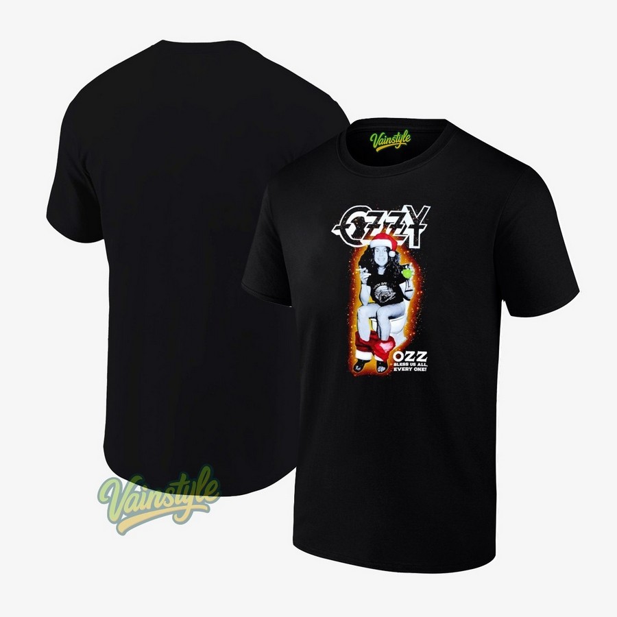 Ozzy Osbourne Ozz Bless Us All Christmas T-Shirt Ozzy Osbourne Ozz Bless Us All Christmas T-Shirt