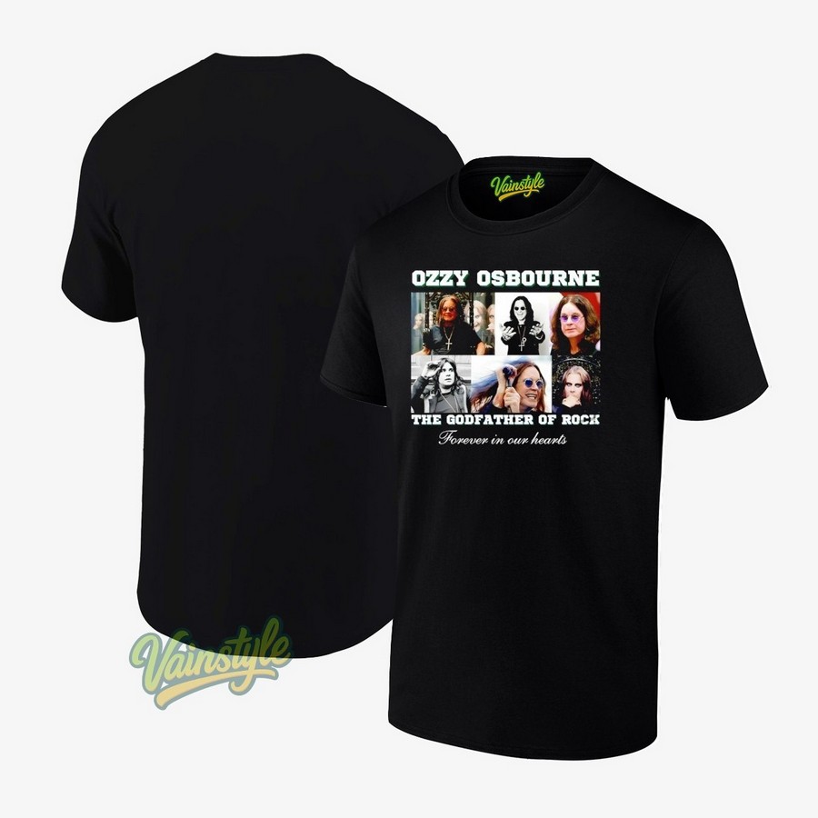 Rip Ozzy Osbourne The Godfather Of Rock T-Shirt Rip Ozzy Osbourne The Godfather Of Rock T-Shirt