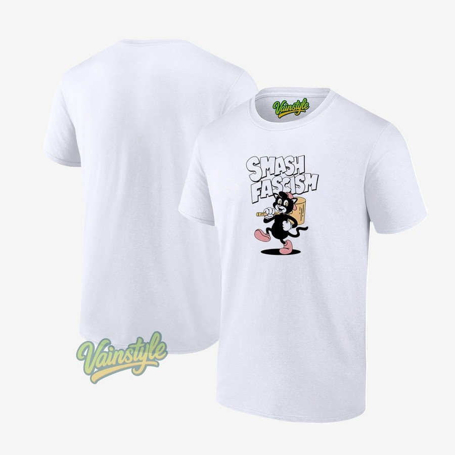 Smash Fascism Cat T-Shirt Smash Fascism Cat T-Shirt