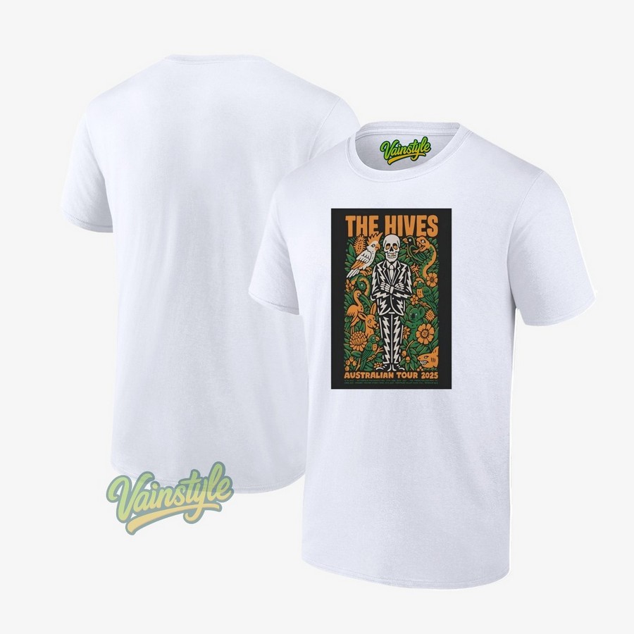 The Hives Australian Tour July 2025 Poster T-Shirt The Hives Australian Tour July 2025 Poster T-Shirt