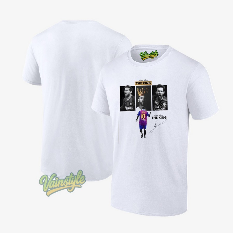 The King Lionel Messi Signature T-Shirt The King Lionel Messi Signature T-Shirt