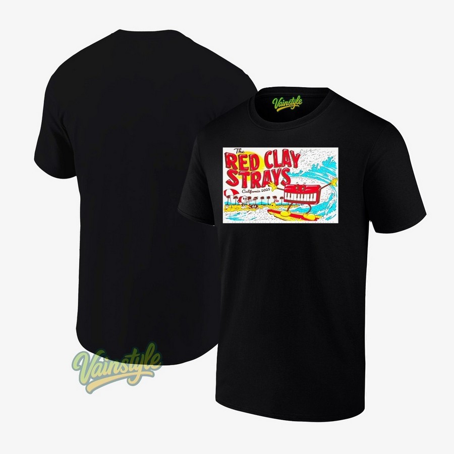 The Red Clay Strays Jul 20 2025 Greek Theatre In Los Angeles CA Poster T-Shirt The Red Clay Strays Jul 20 2025 Greek Theatre In Los Angeles CA Poster T-Shirt