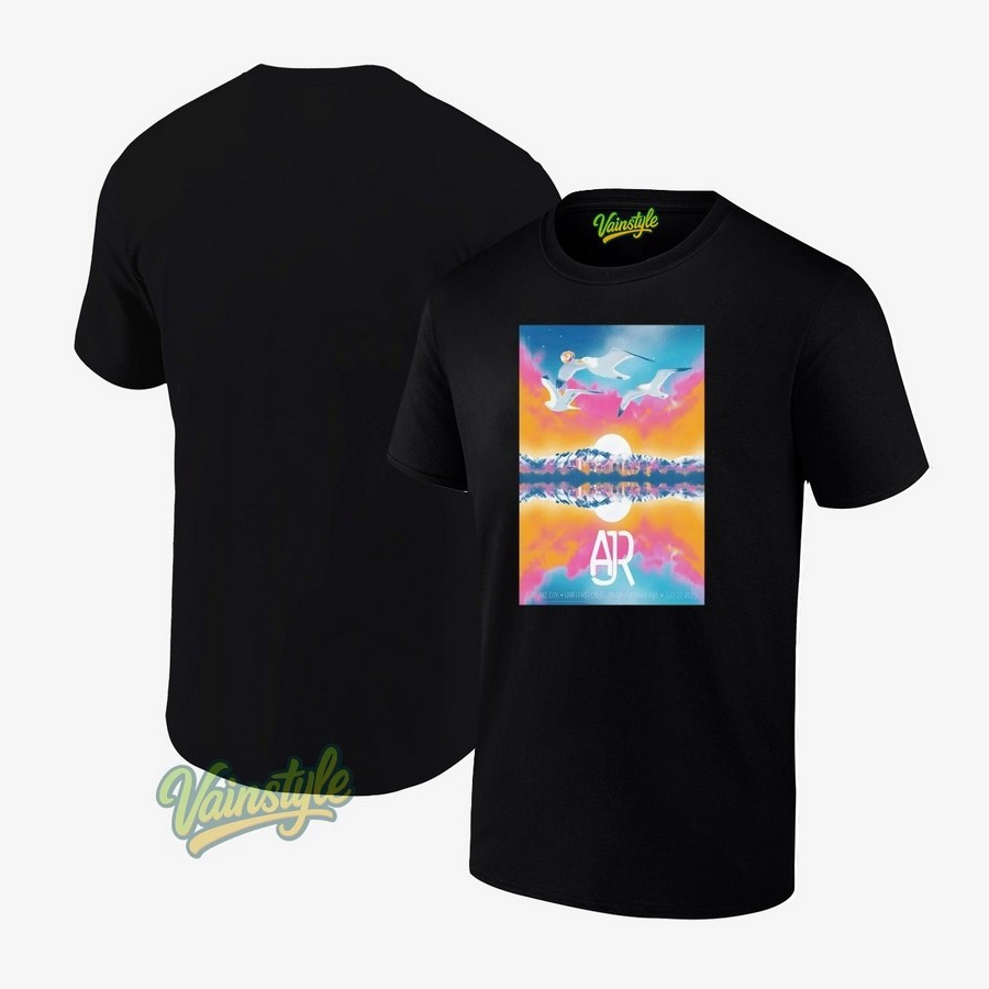 Tour 2025 AJR West Valley City UT Poster T-Shirt Tour 2025 AJR West Valley City UT Poster T-Shirt