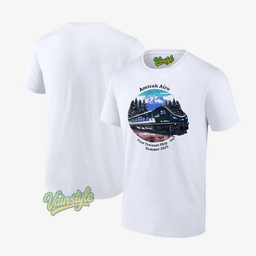 Train Amtrak Airo first trainset shipment summer 2025 T-Shirt Train Amtrak Airo first trainset shipment summer 2025 T-Shirt