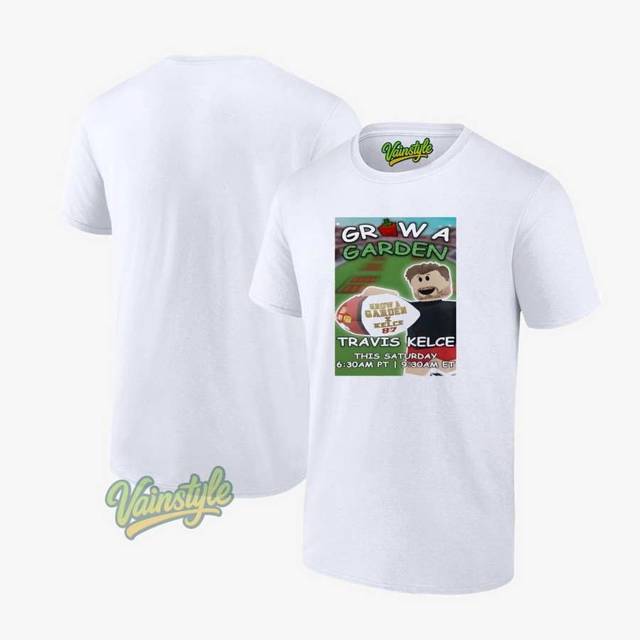 Travis Kelce Roblox Grow A Garden T-Shirt Travis Kelce Roblox Grow A Garden T-Shirt