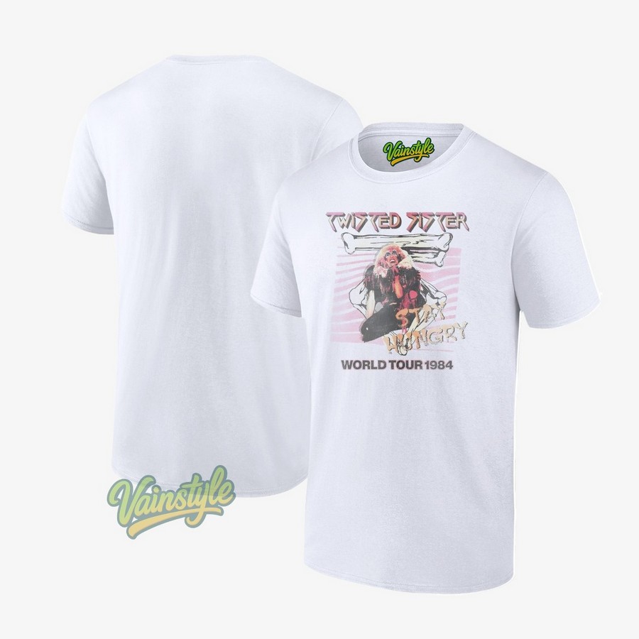 Twisted Sister Stay Hungry World Tour 1984 T-Shirt Twisted Sister Stay Hungry World Tour 1984 T-Shirt