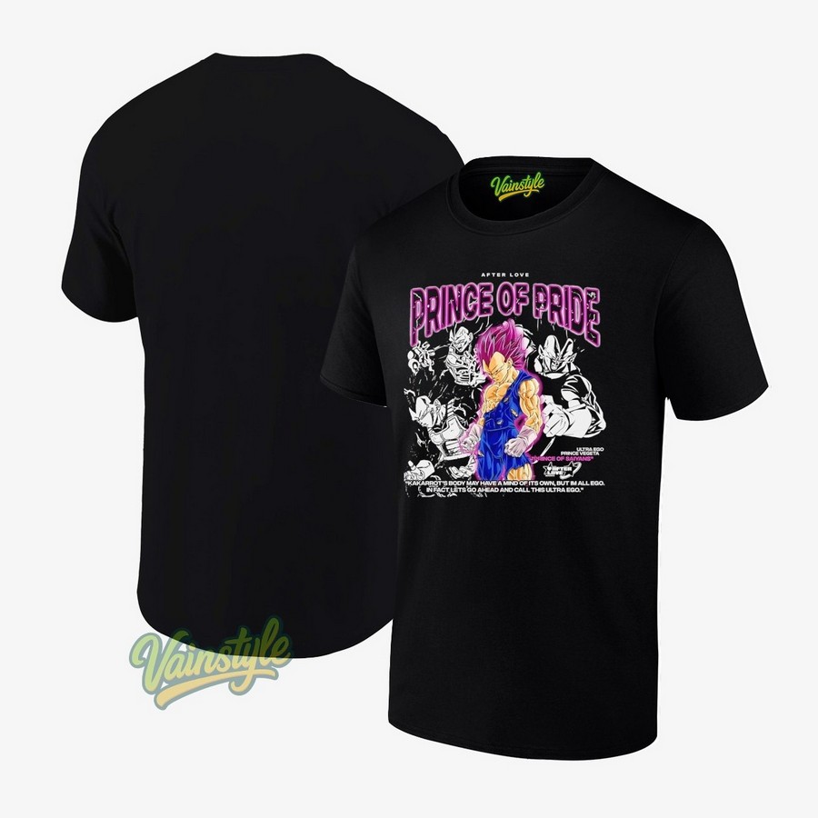 Vegeta Prince Of Saiyans Prince Of Pride Dragon Ball T-Shirt Vegeta Prince Of Saiyans Prince Of Pride Dragon Ball T-Shirt
