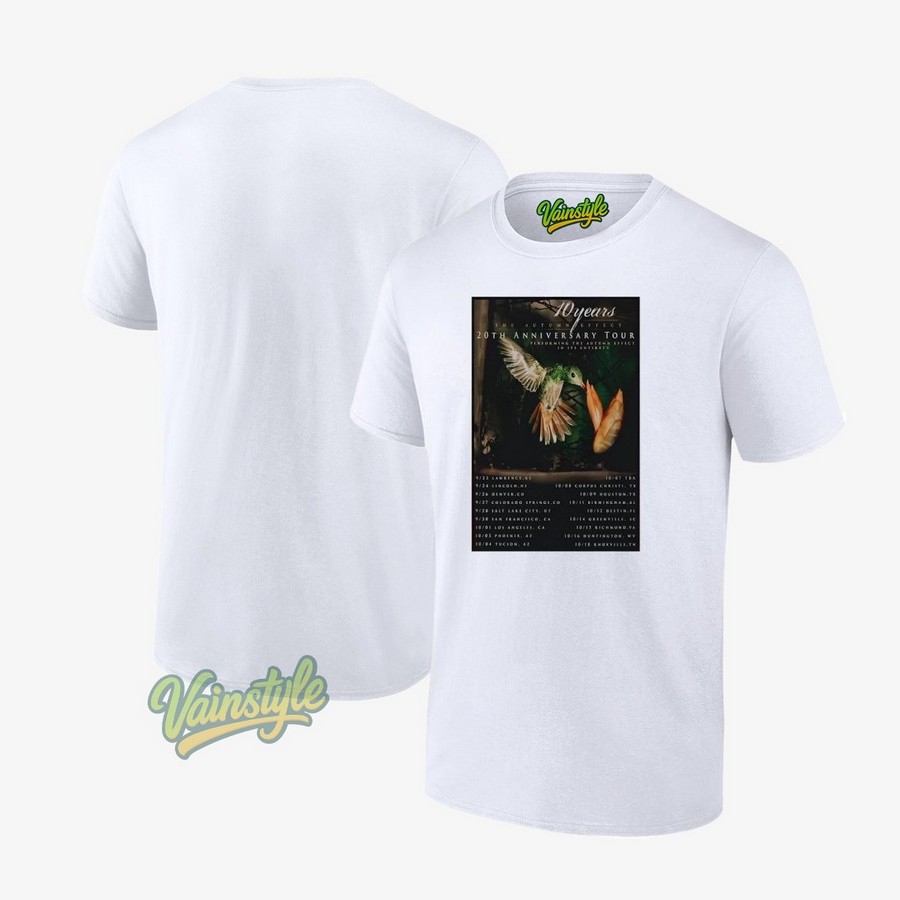 10 Years 20th Anniversary Tour The Autumn Effect Poster T-Shirt 10 Years 20th Anniversary Tour The Autumn Effect Poster T-Shirt