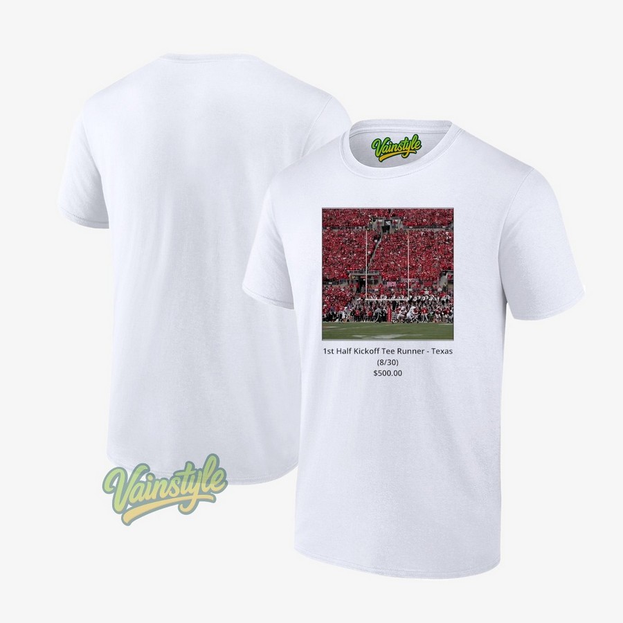 1st half kickoff tee runner Texas Longhorns T-Shirt 1st half kickoff tee runner Texas Longhorns T-Shirt