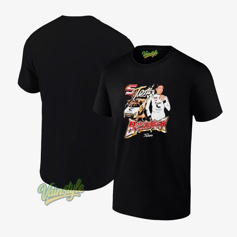 2025 Celsius Toni Breidinger Édition Course Nascar T-Shirt