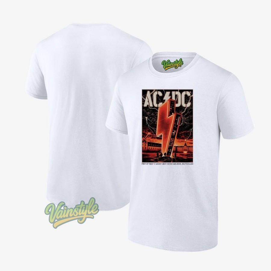 AC DC Aug 17 2025 Karlsruhe Deutschland Poster T-Shirt