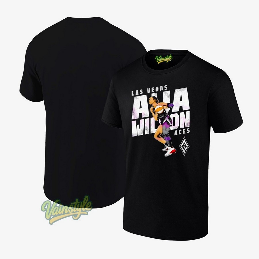 Aja Wilson Slant Las Vegas Aces Basketball Unisex T-Shirt Aja Wilson Slant Las Vegas Aces Basketball Unisex T-Shirt
