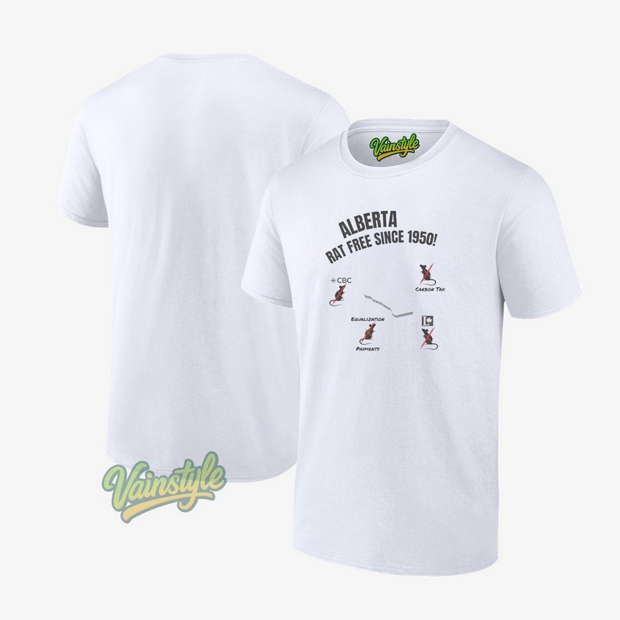 Alberta Unchained Rat Free Since 1950 Heritage T-Shirt Alberta Unchained Rat Free Since 1950 Heritage T-Shirt