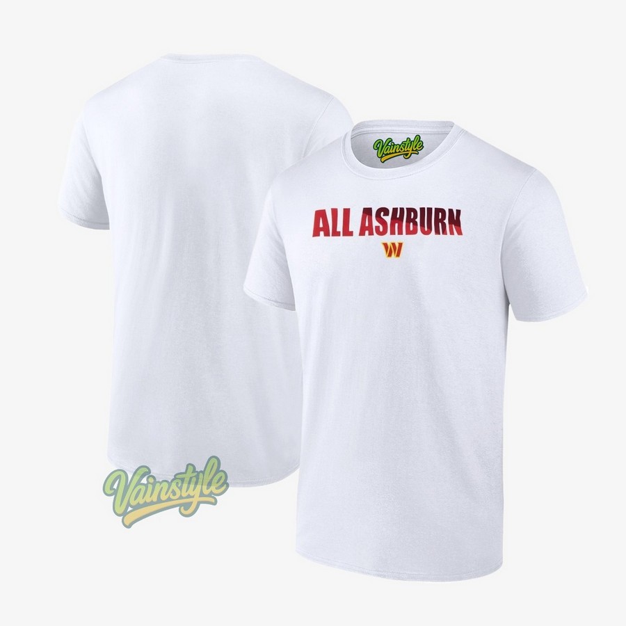 All Ashburn Washington Commanders logo T-Shirt All Ashburn Washington Commanders logo T-Shirt