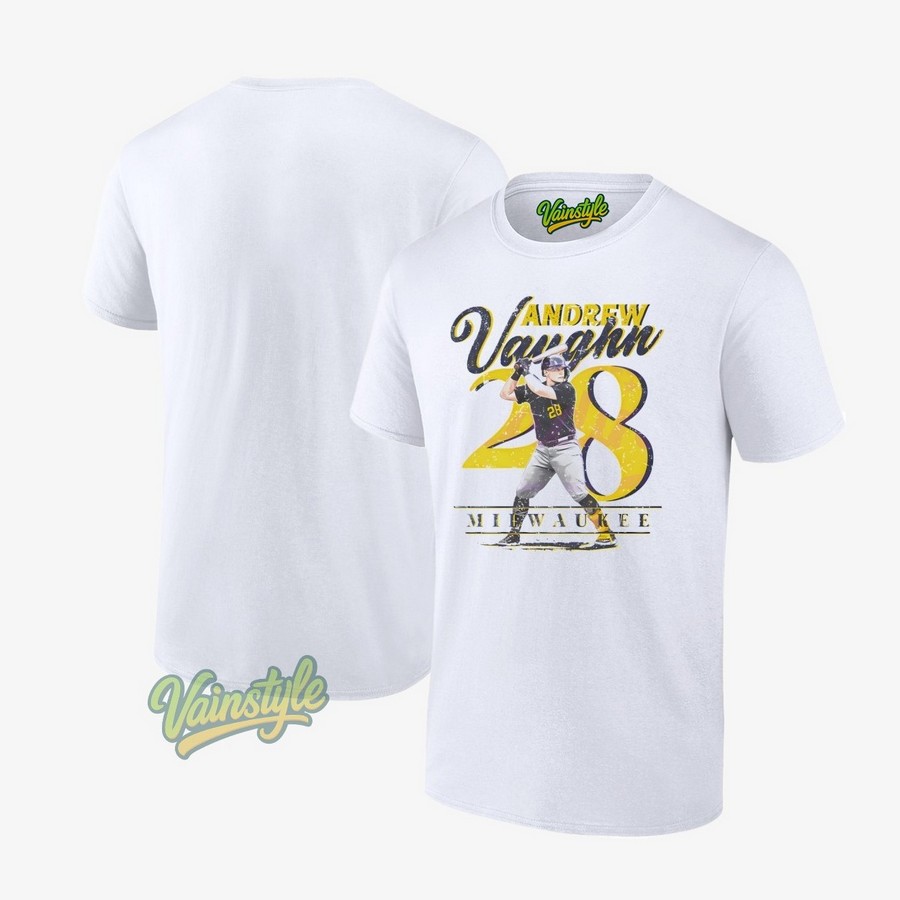 Andrew Vaughn Milwaukee Baseball T-Shirt Andrew Vaughn Milwaukee Baseball T-Shirt